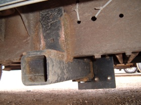 Cross member can be welded or bolted to the truck frame.