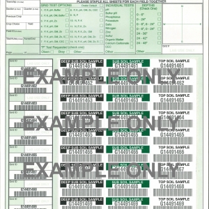 Reference Number Sticker Pad - Agvise Laboratories