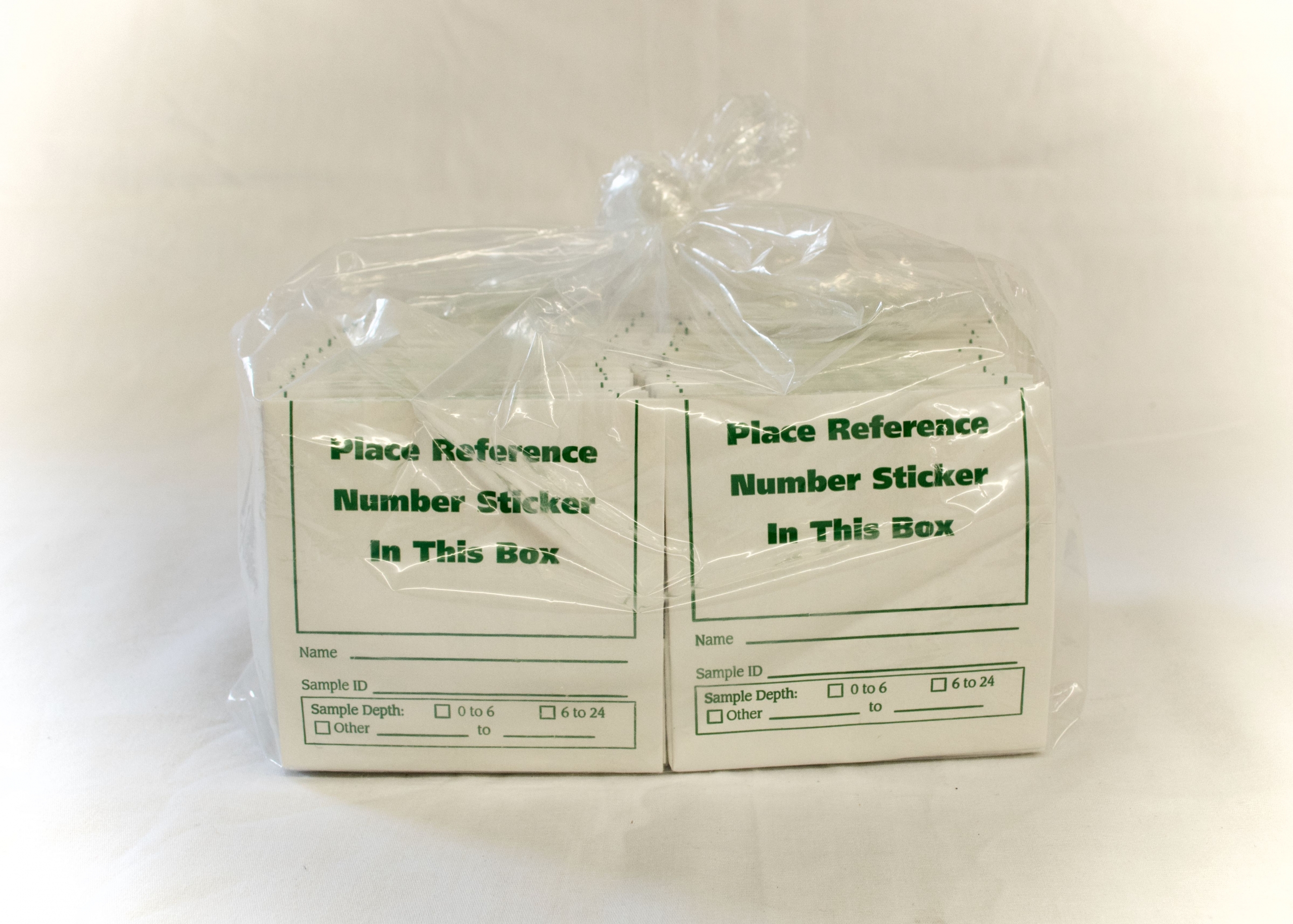 Plastic sample store bags